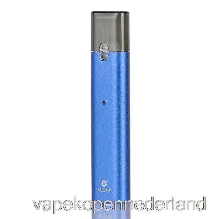 Elektronische Sigaret Vape Suorin Ishare Enkele Draagbare Podkit Metalen Editie - Blauw